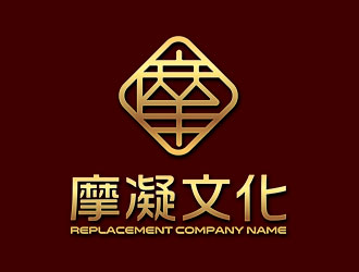 鐘炬的摩凝文化logo設計