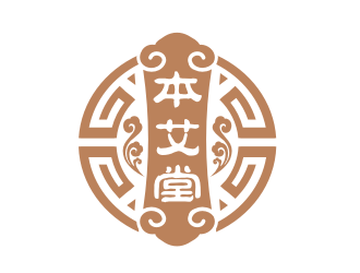 李杰的本艾堂logo設(shè)計