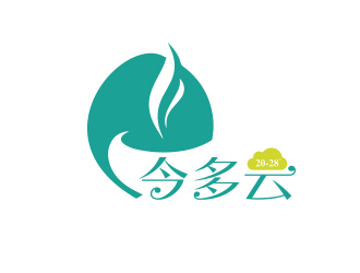 孫金澤的今多云奶茶商標設計logo設計