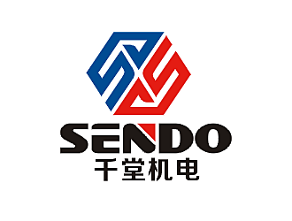 勞志飛的SENDO/東莞市千堂機電設(shè)備有限公司logo設(shè)計