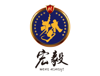 黃安悅的夢(mèng)宏毅少兒跆拳道logo設(shè)計(jì)