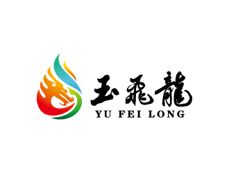 周金進的玉飛龍水果店商標設計logo設計