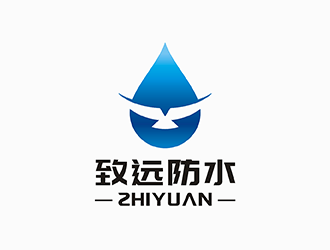 梁俊的建筑防水工程單色logologo設計