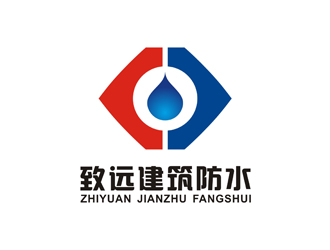 孫永煉的建筑防水工程單色logologo設(shè)計(jì)