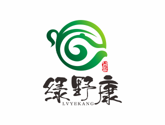 何嘉健的綠野康logo設(shè)計(jì)