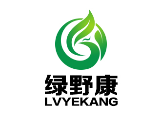 余亮亮的綠野康logo設(shè)計