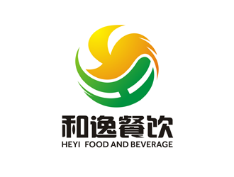 譚家強的和逸餐飲連鎖店logo設(shè)計