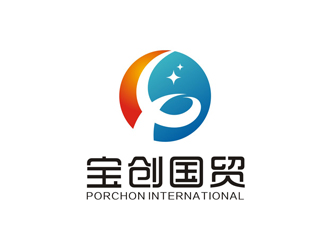 孫永煉的PORCHON INTERNATIONAL 寶創(chuàng)國貿(mào)logo設(shè)計(jì)