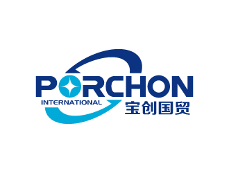 張俊的PORCHON INTERNATIONAL 寶創(chuàng)國貿(mào)logo設(shè)計(jì)