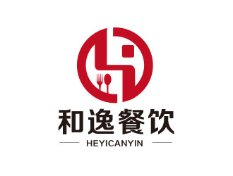 朱紅娟的和逸餐飲連鎖店logo設(shè)計(jì)