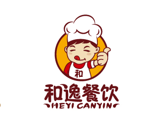 葉美寶的和逸餐飲連鎖店logo設計