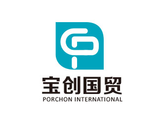 朱紅娟的PORCHON INTERNATIONAL 寶創(chuàng)國貿(mào)logo設(shè)計