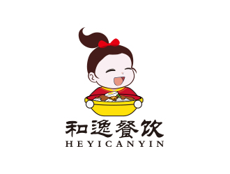 孫金澤的和逸餐飲連鎖店logo設計