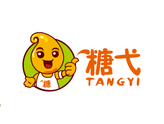 葉美寶的糖弋液態(tài)糖漿卡通人物logo設(shè)計(jì)