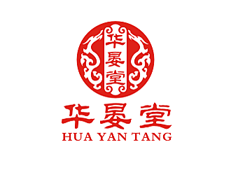 勞志飛的華晏堂logo設計