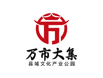 葉美寶的萬市大集集市步行街logo設(shè)計(jì)