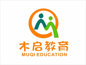 唐國強的木啟教育logo設(shè)計logo設(shè)計