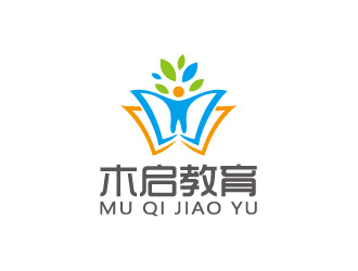 周金進的木啟教育logo設計logo設計