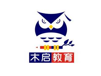 姜彥海的木啟教育logo設計logo設計