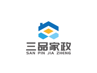 周金進的三品家政logo設計