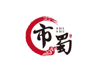 朱紅娟的市蜀美食logo設計logo設計