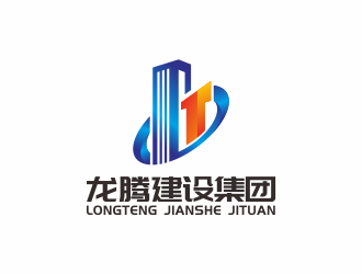 何嘉健的龍騰建設集團logo設計