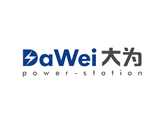 趙錫濤的DaWei字母LOGO設(shè)計，酷炫簡潔，有力量感l(wèi)ogo設(shè)計