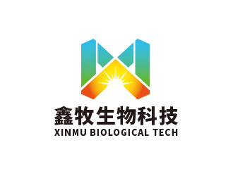 黃安悅的鑫牧生物科技logo設(shè)計