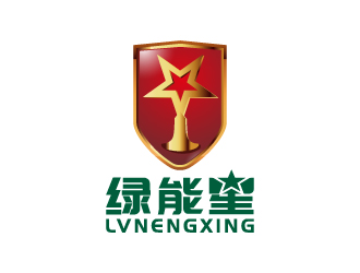 葉美寶的綠能星logo設(shè)計