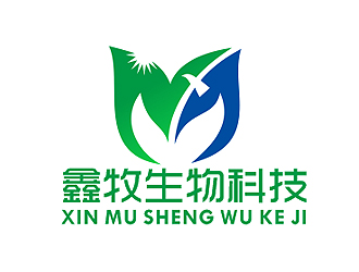 盛銘的鑫牧生物科技logo設(shè)計(jì)