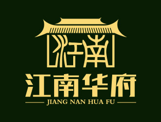 向正軍的江南華府房地產開發(fā)logo設計