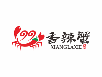 何嘉健的99香辣蟹logo設計