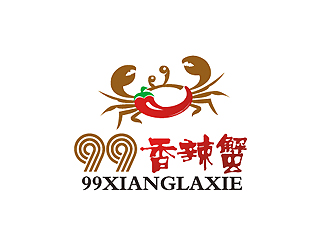 秦曉東的99香辣蟹logo設計