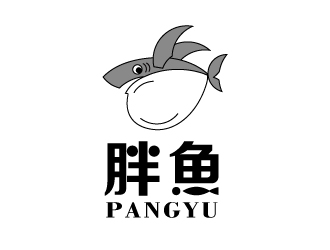 張俊的胖魚休閑鞋品牌logologo設(shè)計