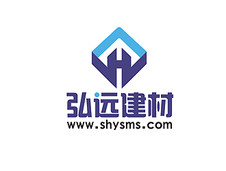 秦曉東的弘遠建材logo設計