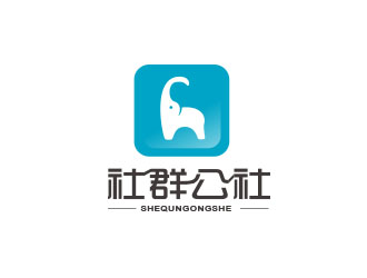 朱紅娟的社群公社logo設(shè)計