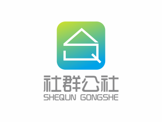 何嘉健的社群公社logo設(shè)計