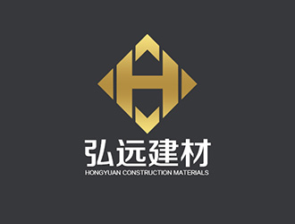 吳曉偉的弘遠建材logo設(shè)計