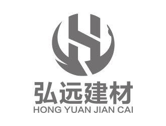 向正軍的弘遠建材logo設計