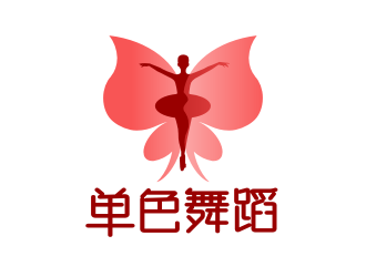 姜彥海的單色舞蹈logo設(shè)計