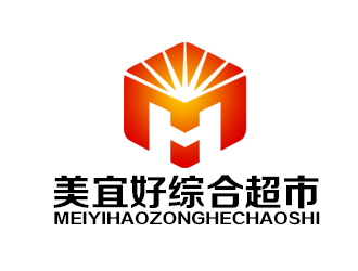 余亮亮的美宜好綜合超市l(wèi)ogo設(shè)計(jì)