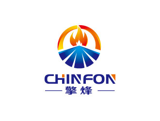 連杰的CHINFON擎烽logo設(shè)計(jì)