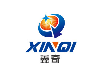 連杰的XINQI 鑫奇logo設(shè)計