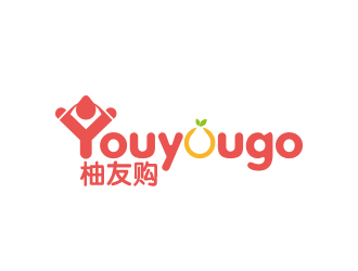 黃安悅的柚友購電商平臺字體logologo設(shè)計