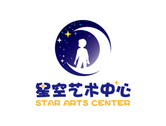 連杰的星空藝術中心logo設計