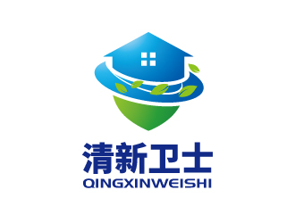 張俊的清新衛(wèi)士logo設(shè)計(jì)