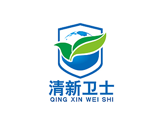 盛銘的清新衛(wèi)士logo設(shè)計(jì)