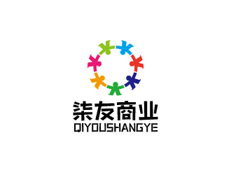 連杰的安徽柒友商業(yè)運營管理有限公司logo設(shè)計