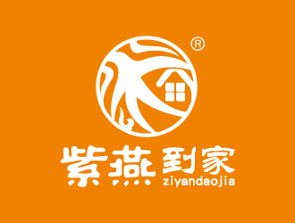 連杰的紫燕到家logo設(shè)計(jì)