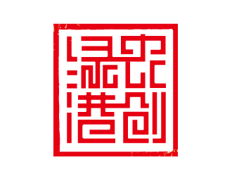 趙軍的綠港農(nóng)創(chuàng)logo設計